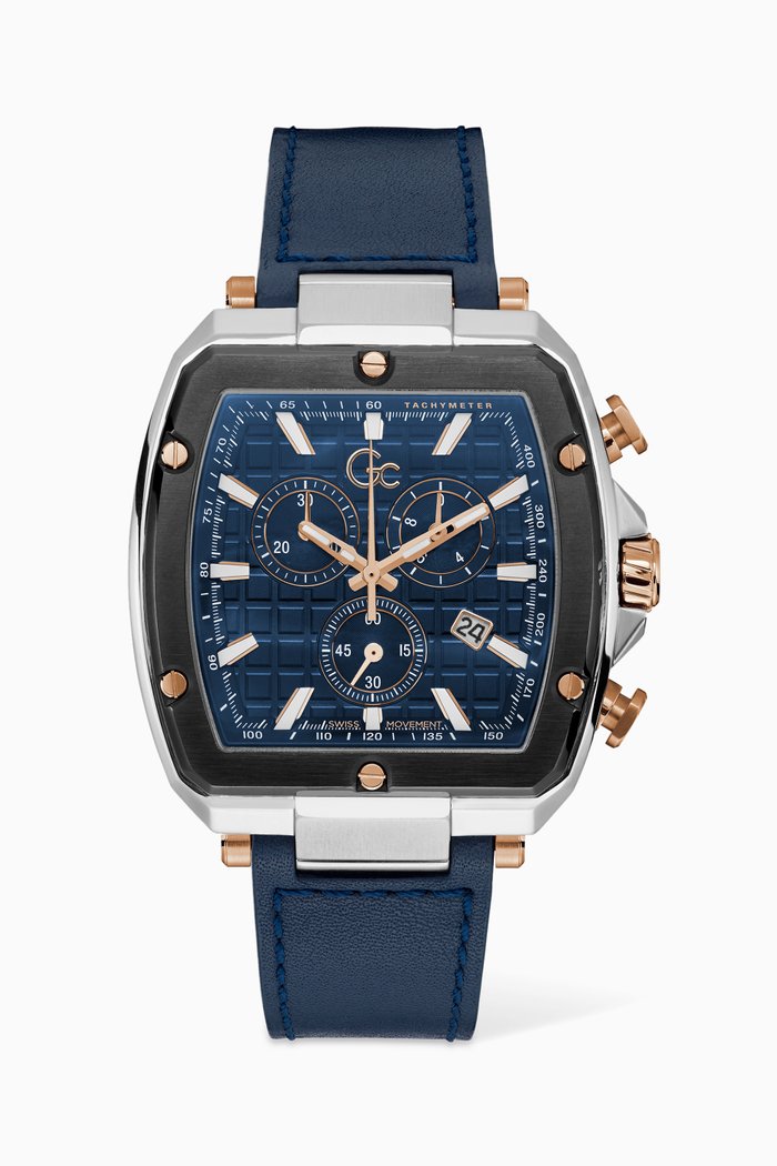 

Spirit Tonneau Chronograph Watch, Blue