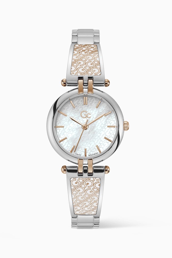 

LogoChic Quartz Watch, 32mm, Silver