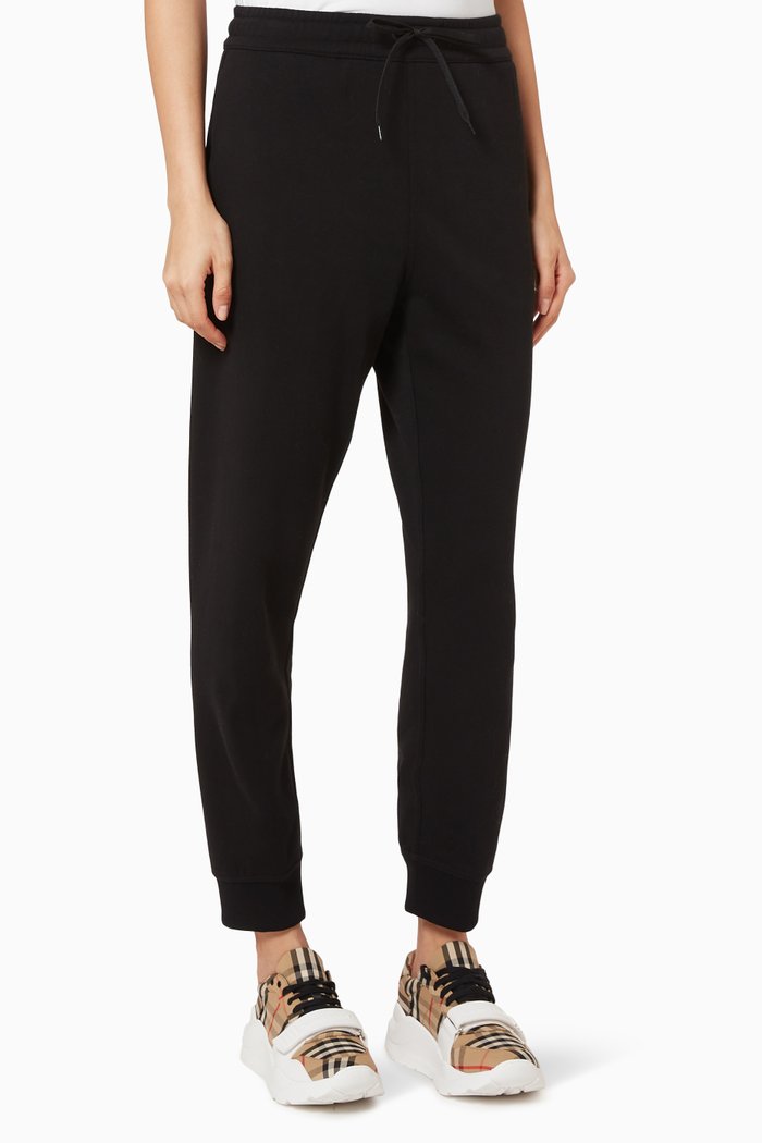 

Logo Cotton Jogging Pants, Black