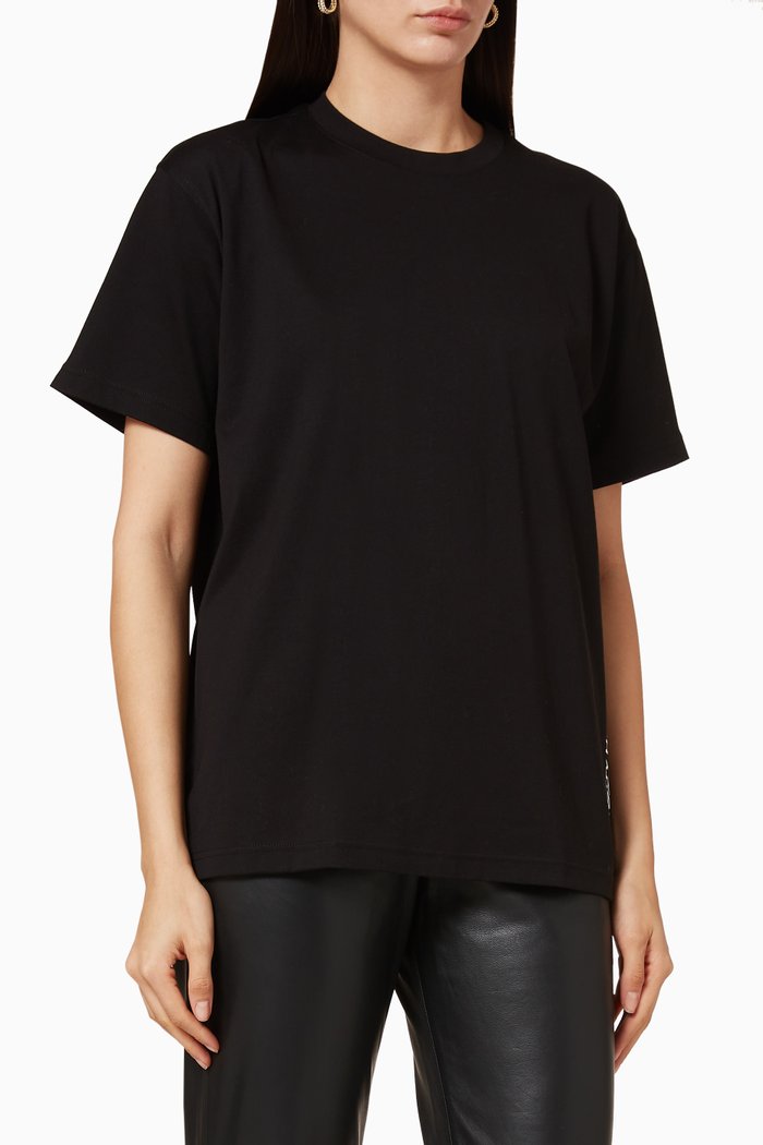 Coordinates Cotton Oversized T-shirt, Black