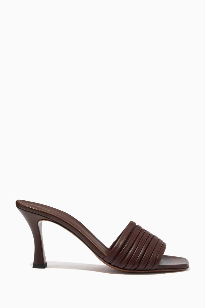 

Sham 80 Mules in Nappa, Brown
