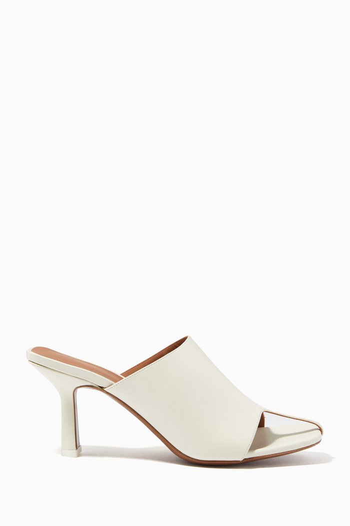 

Jumel 80 T-bar Mules in Leather, Neutral