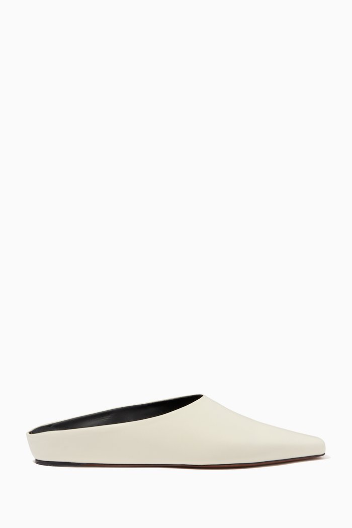 

Alba 30 Mules in Leather, Neutral