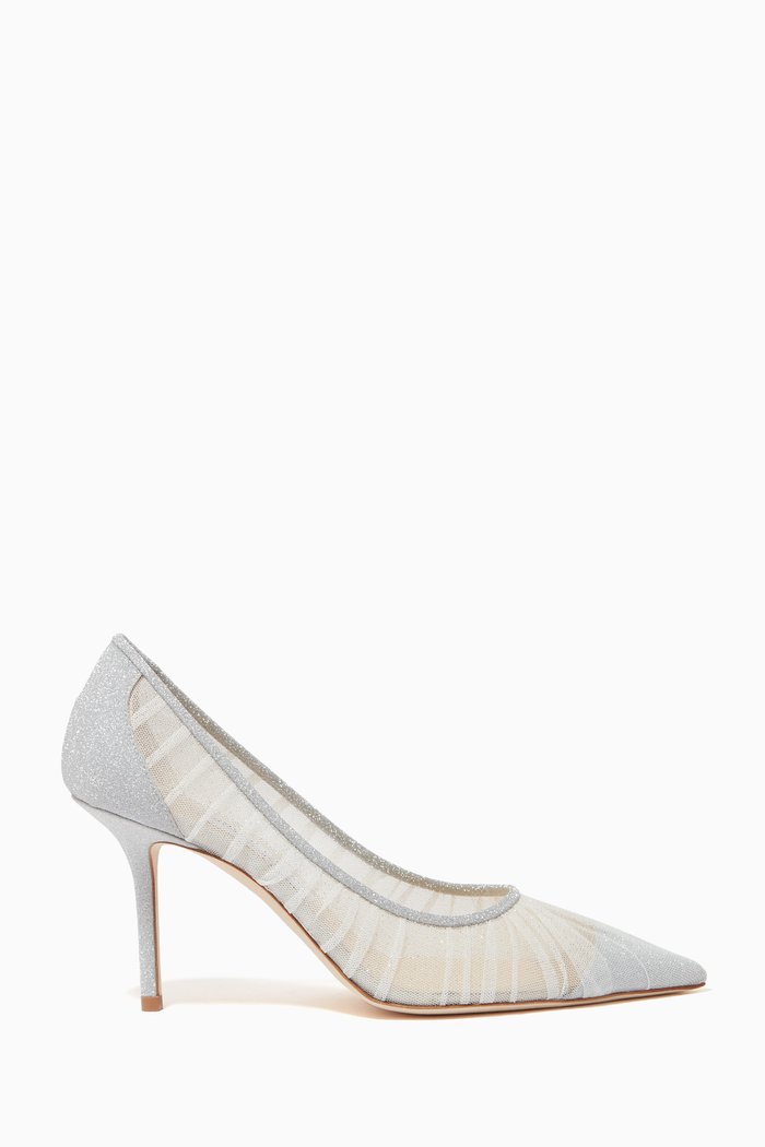 

Love 85 Pumps in Glitter & Tulle, White