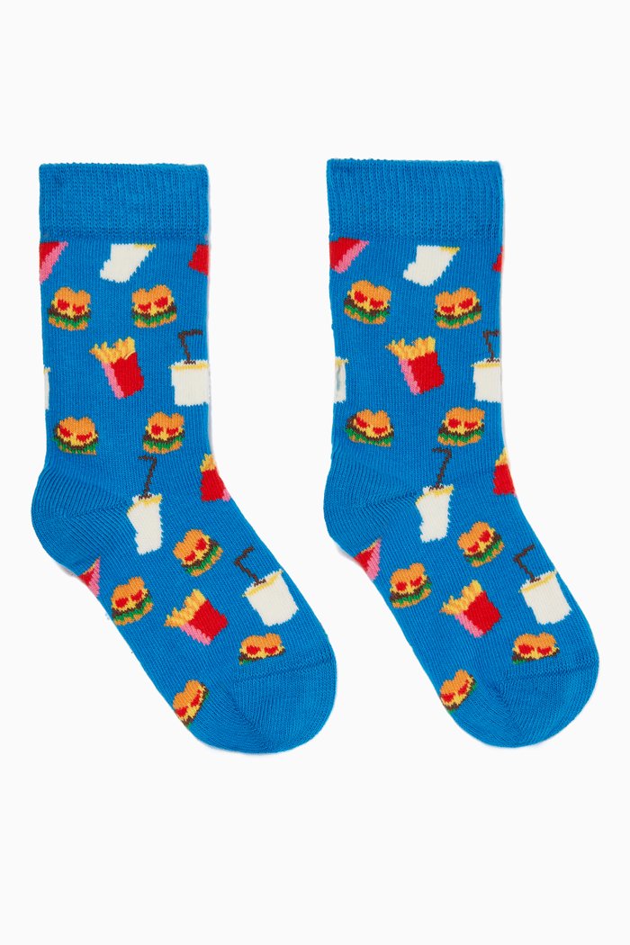 

Hamburger Socks, Blue