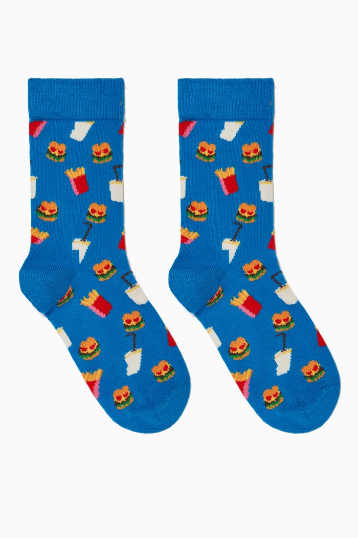 

Hamburger Socks, Blue