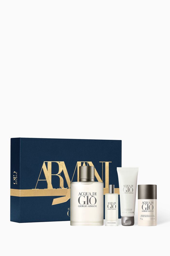 Acqua Di Gio Pour Homme Eau de Toilette Set, 100ml, Multicolour