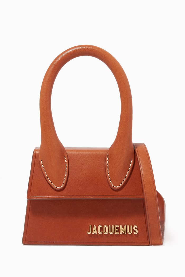 

Le Chiquito Mini Bag in Leather, Brown