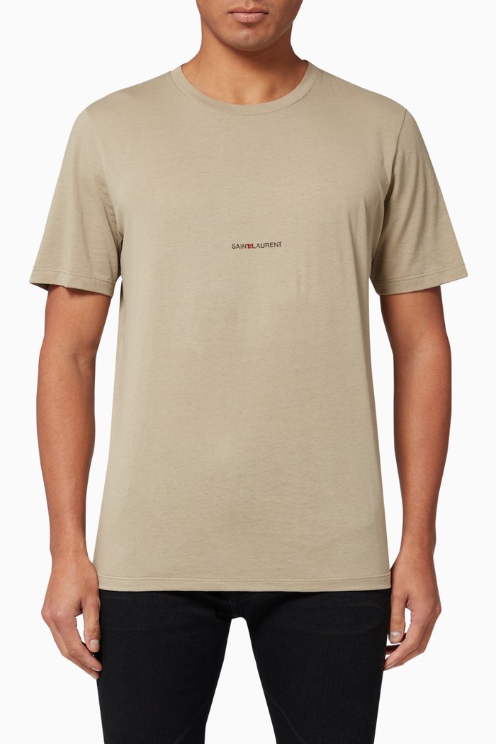 

Logo Cotton T-shirt, Neutral