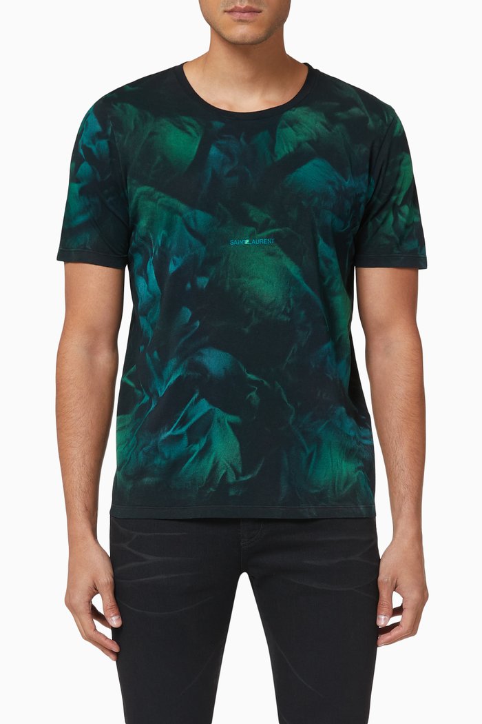 

Logo Tie-dye Cotton T-shirt, Black