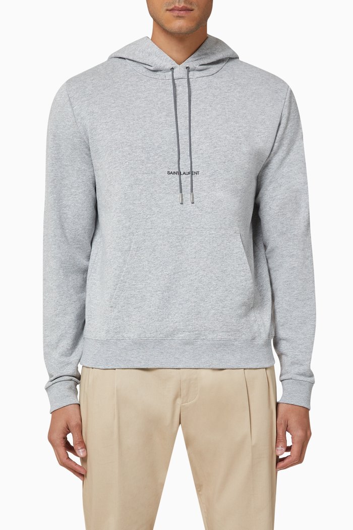 

Logo Jersey Hoodie, Grey