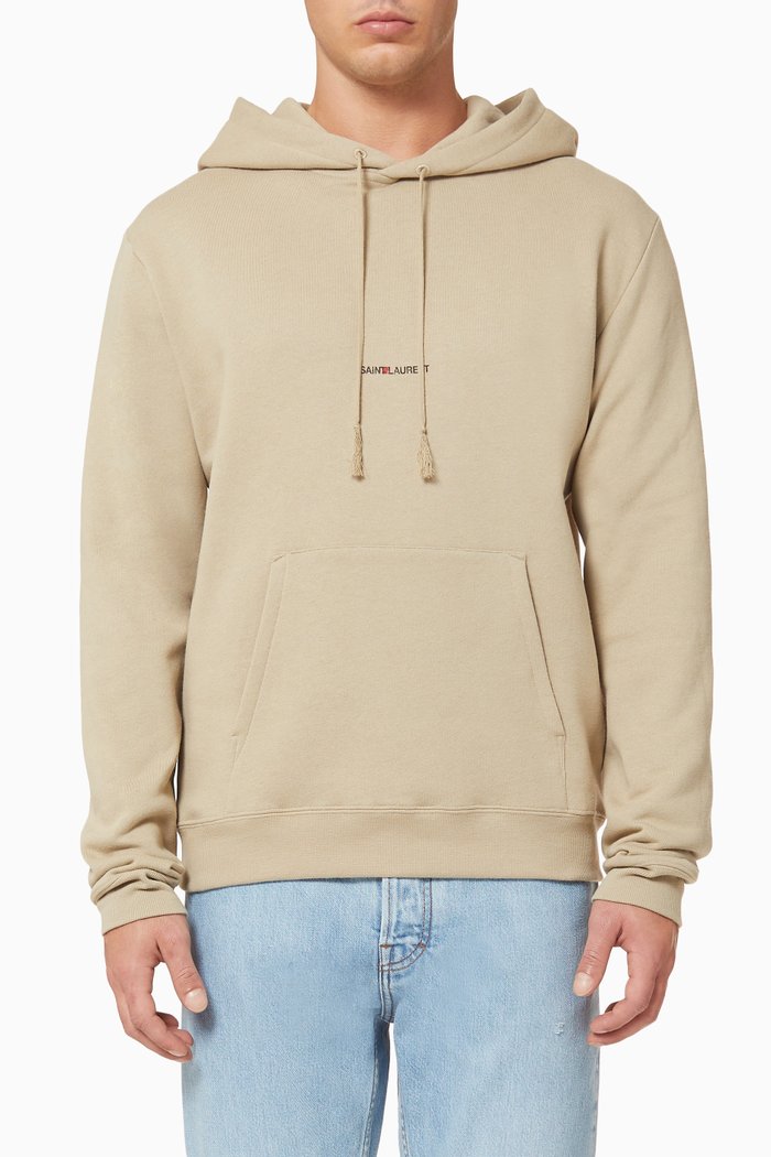 

Logo Cotton Hoodie, Black