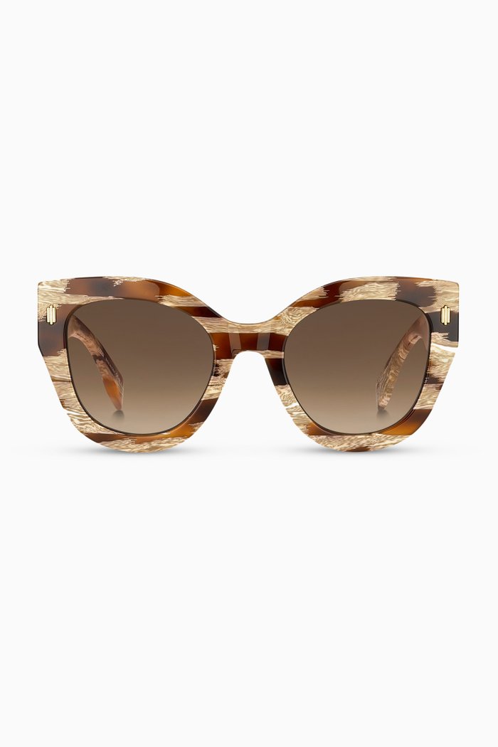 

Cat-Eye Sunglasses in Acetate, Brown