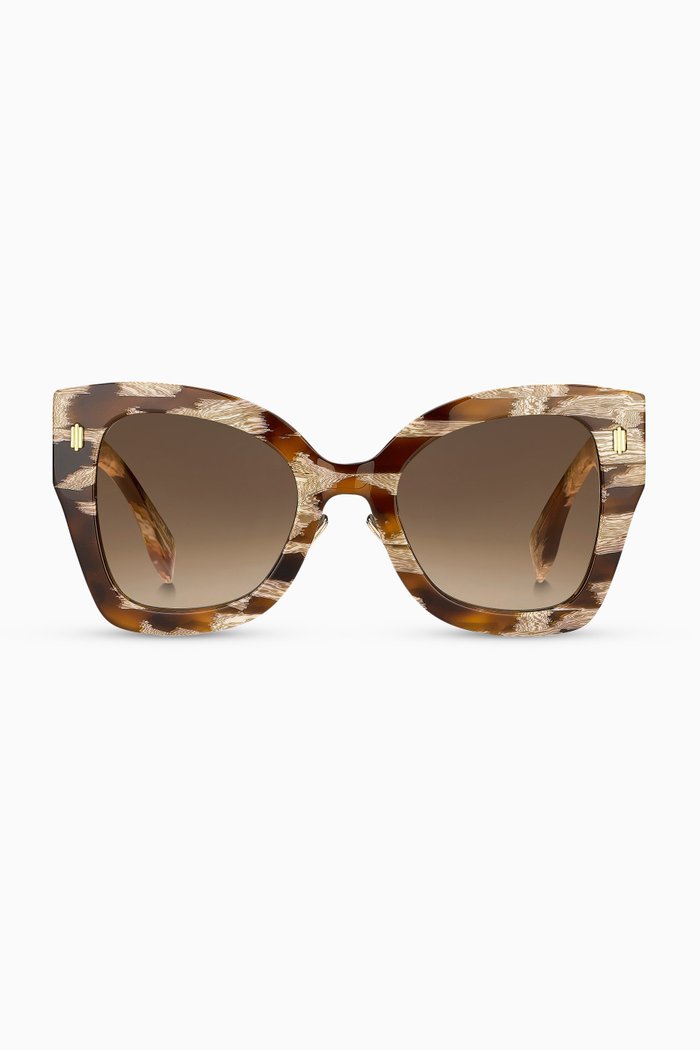 

Cat-Eye Sunglasses in Acetate, Brown