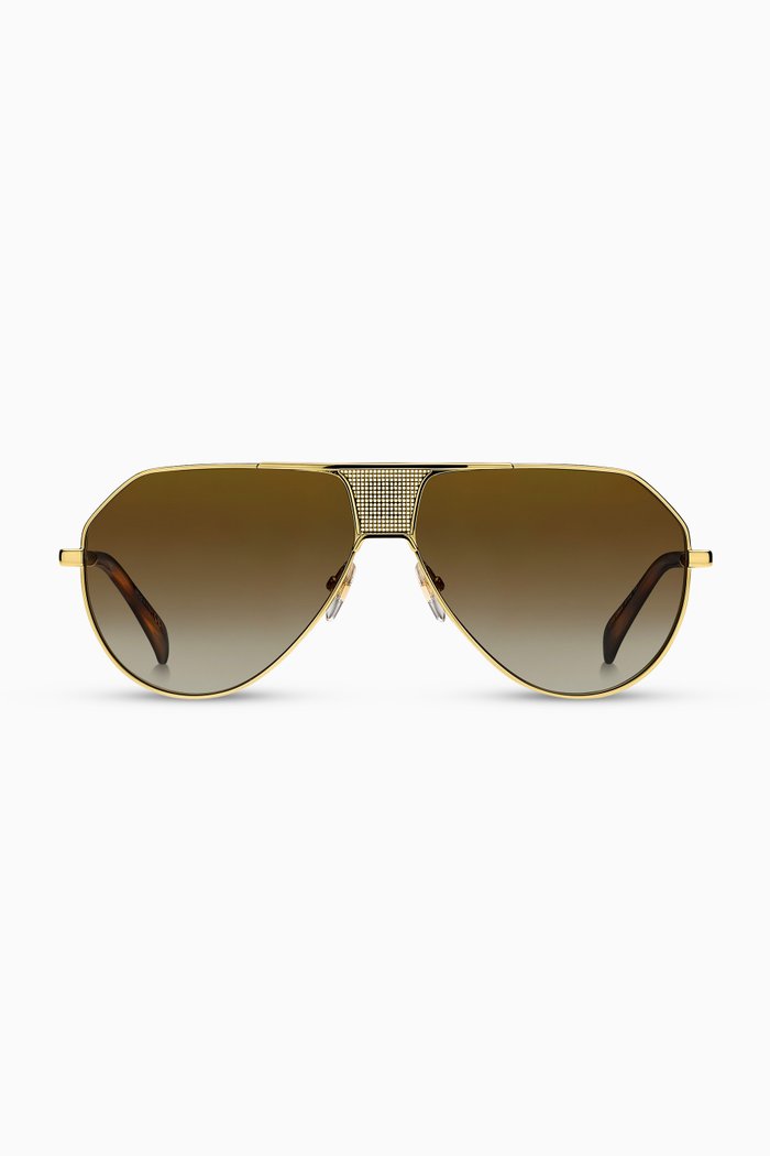

Aviator Sunglasses in Metal, Gold
