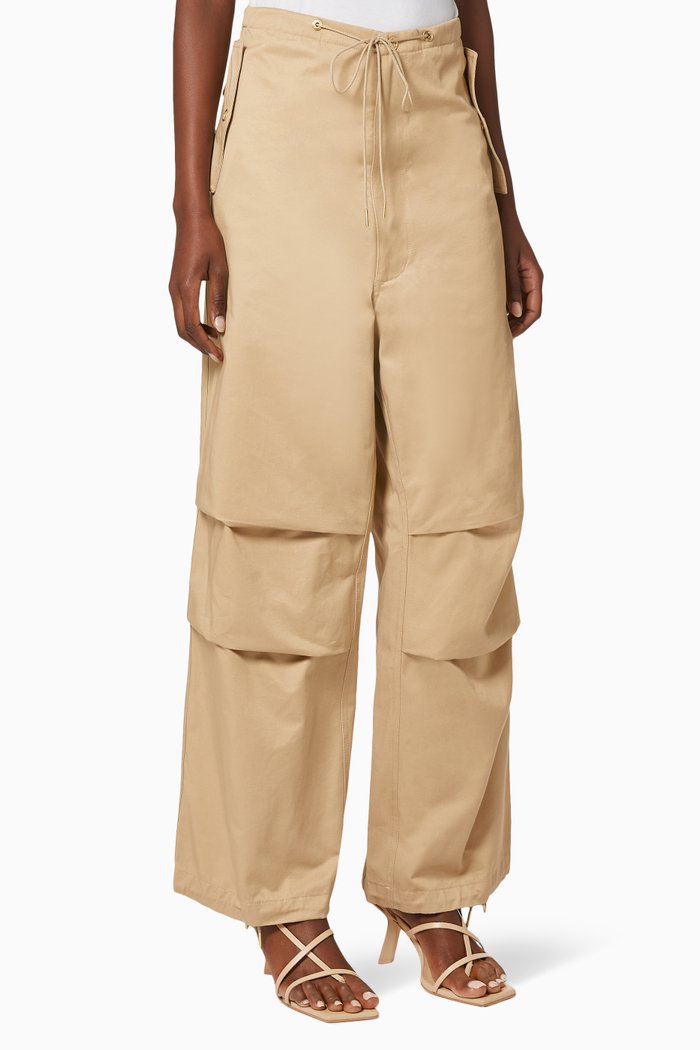 

Cotton Parachute Pants, Neutral
