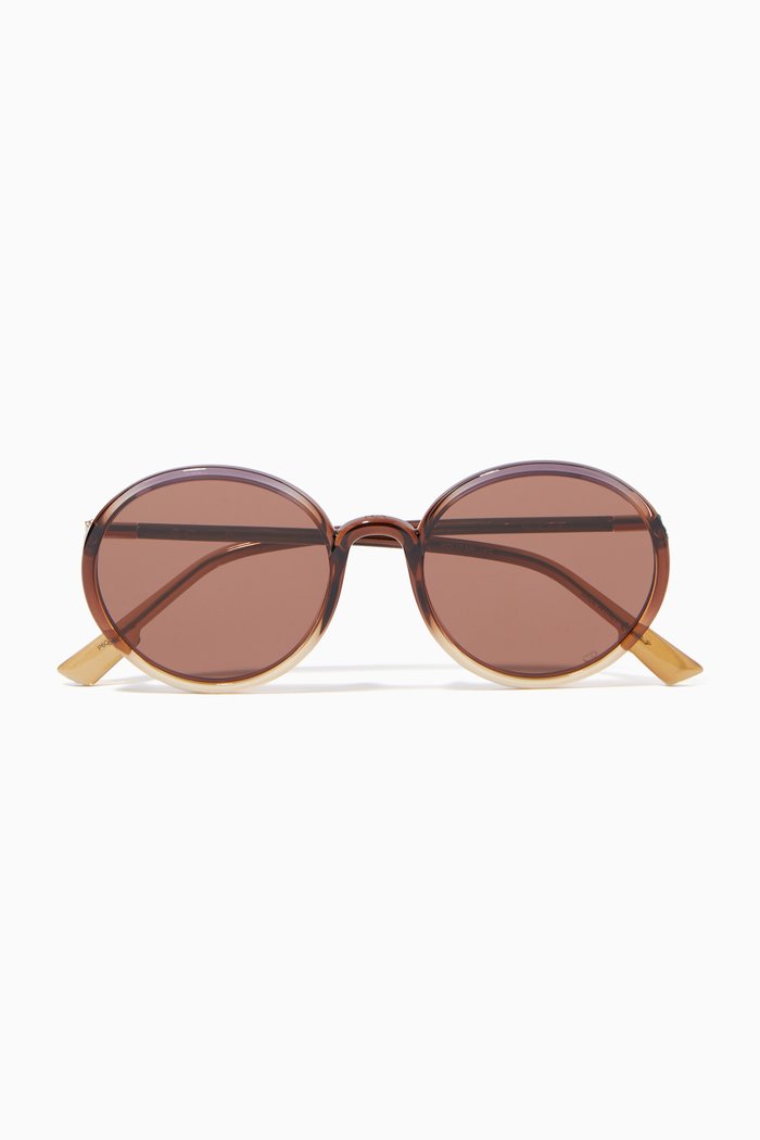 

DiorSoStellaire2 Sunglasses in Acetate & Metal, Brown