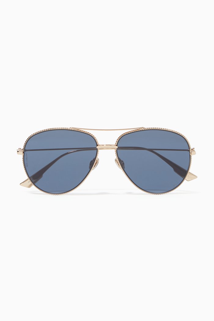 

DiorSociety3 Sunglasses in Acetate & Metal, Gold