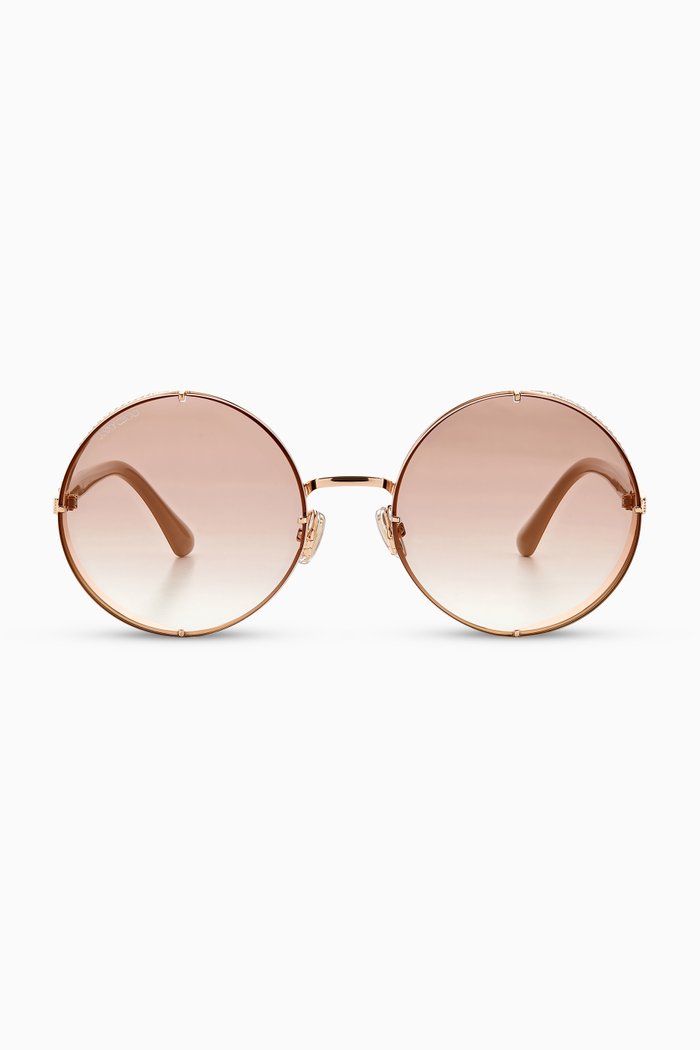 

Lilo Round Sunglasses, Gold