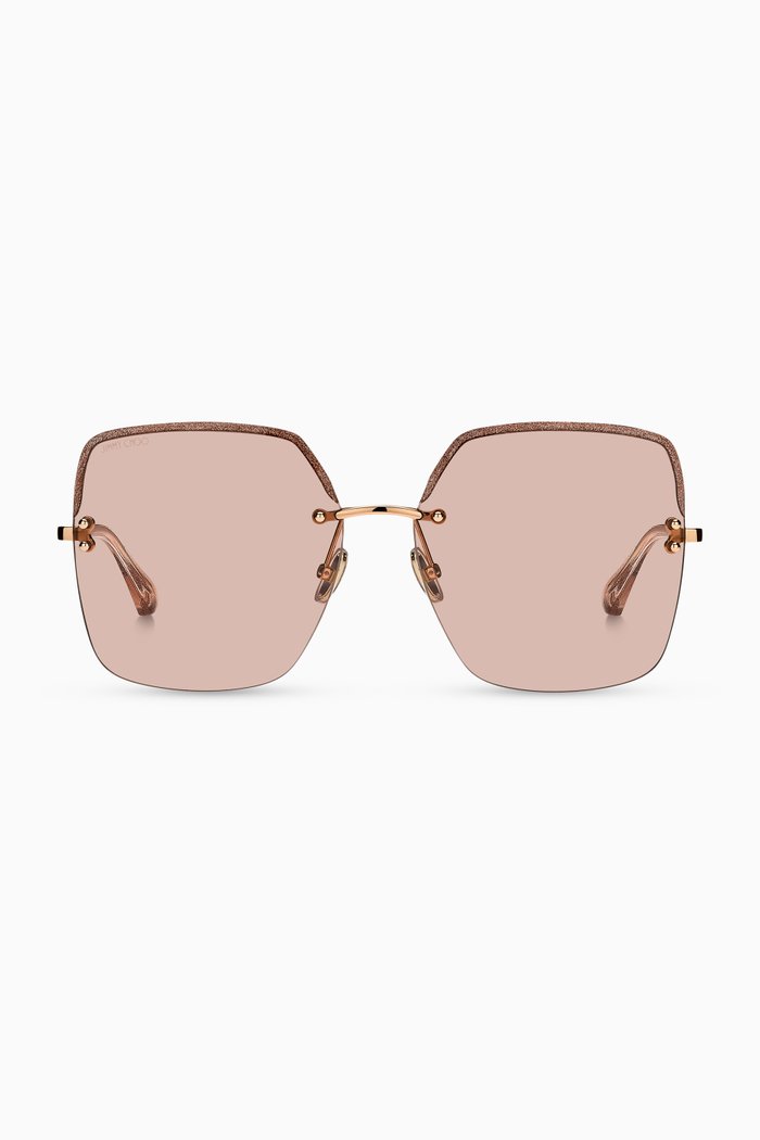 

Tavi Square Sunglasses, Pink