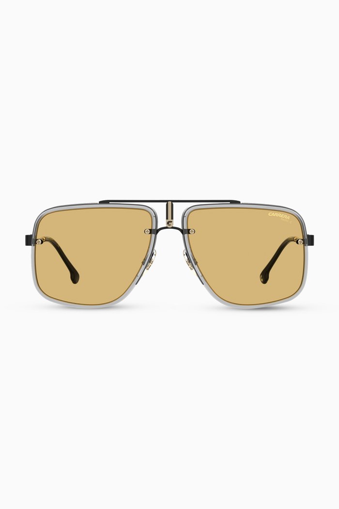 

Glory II D-Shape Sunglasses in Metal, Silver