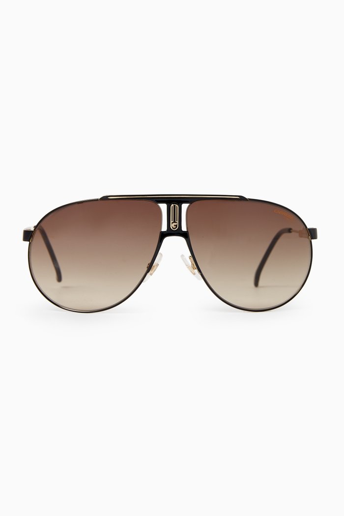 

237/S Aviator Sunglasses in Polyamide, Black