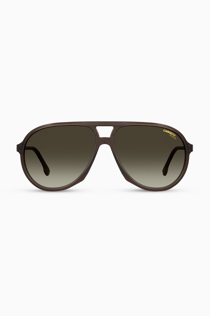 

237/S Aviator Sunglasses in Polyamide, Brown
