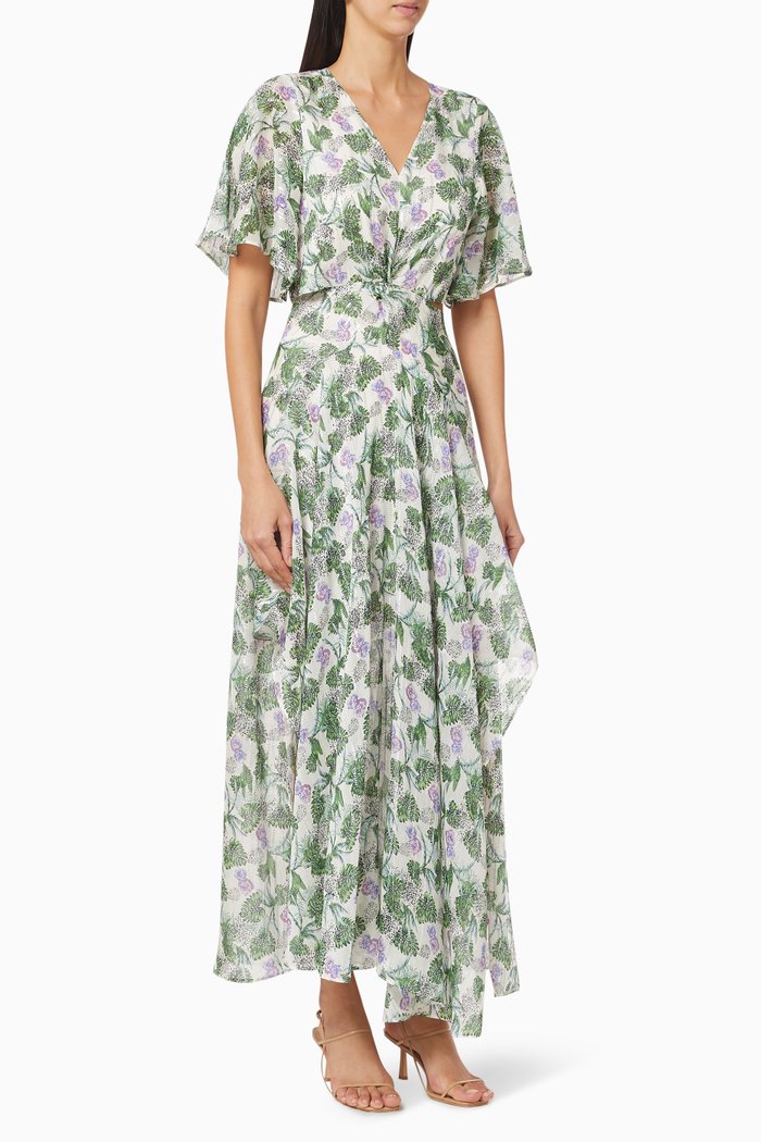 

Rochelle Floral Midi Dress, Multicolour