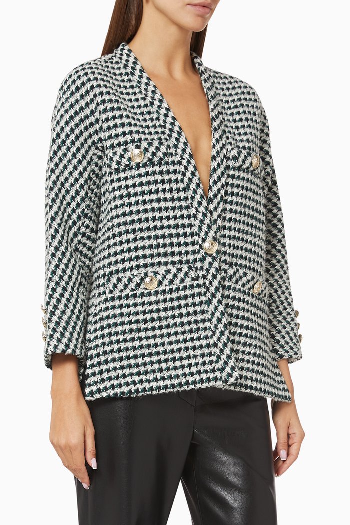 

VIP Checked Blazer, Green