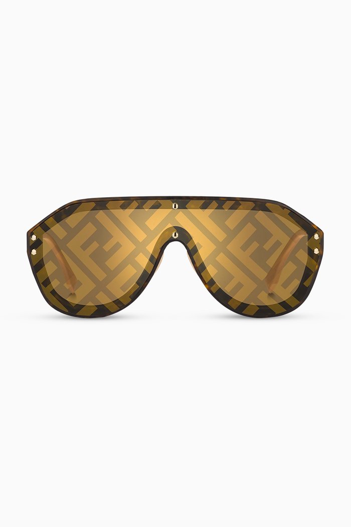 

Fabulous Aviator Sunglasses in Acetate, Gold