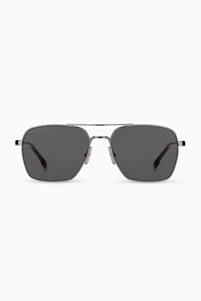 

Square Sunglasses in Metal, Silver