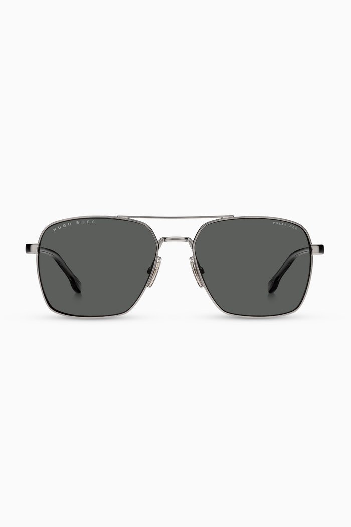 

Square Sunglasses in Metal, Silver