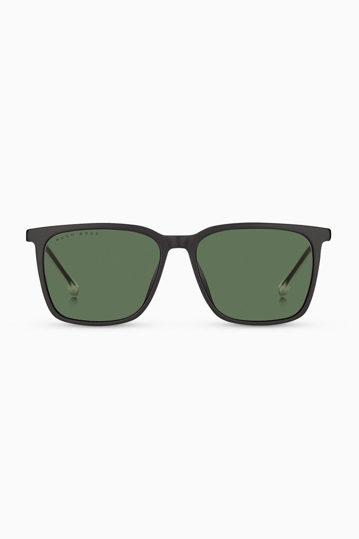 

Rectangle Sunglasses in Acetate, Black