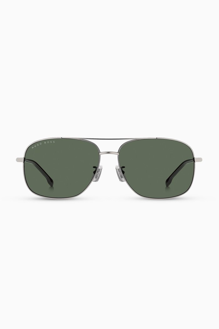 

Aviator Sunglasses in Titanium, Silver