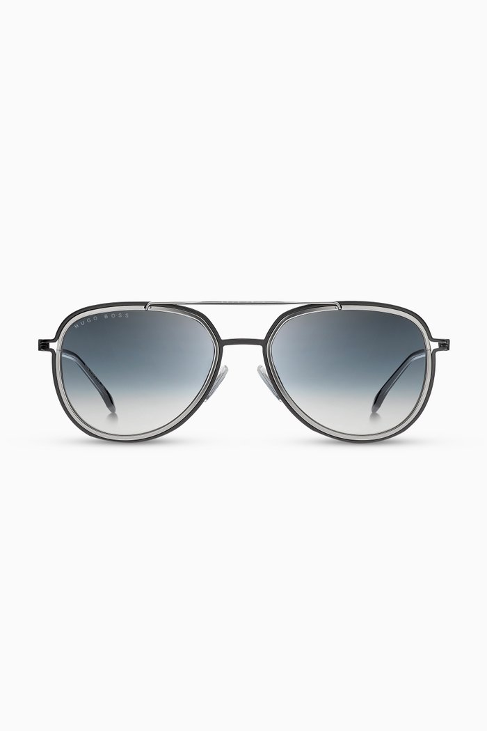 

Pilot Sunglasses in Metal, Black