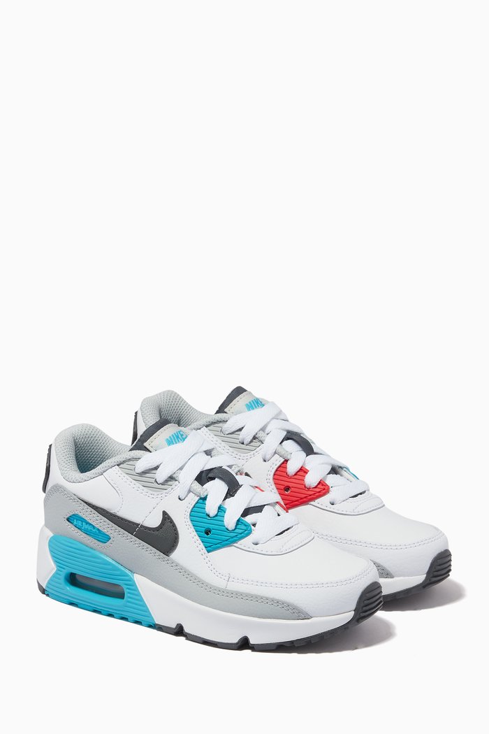 

Air Max 90 Sneakers in Leather, White