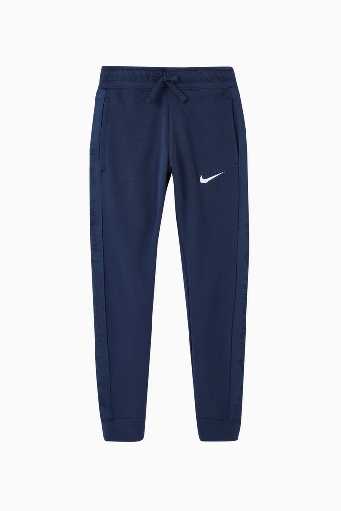 

Swoosh Cotton Sweatpants, Blue