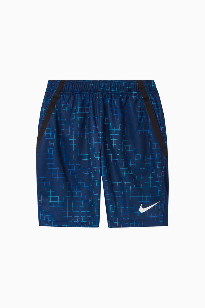 Dri-FIT Printed Training Shorts, Blue