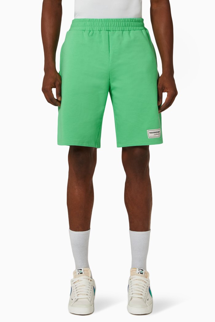 

Organic Bamboo Lounge Shorts, Green