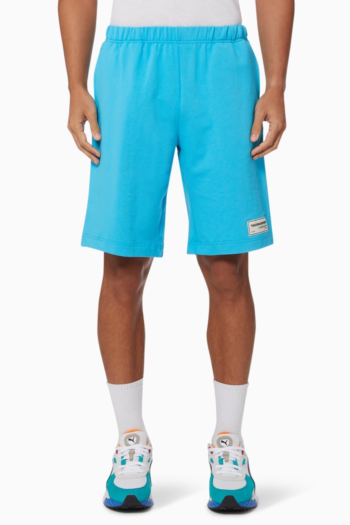 

Organic Bamboo Lounge Shorts, Blue