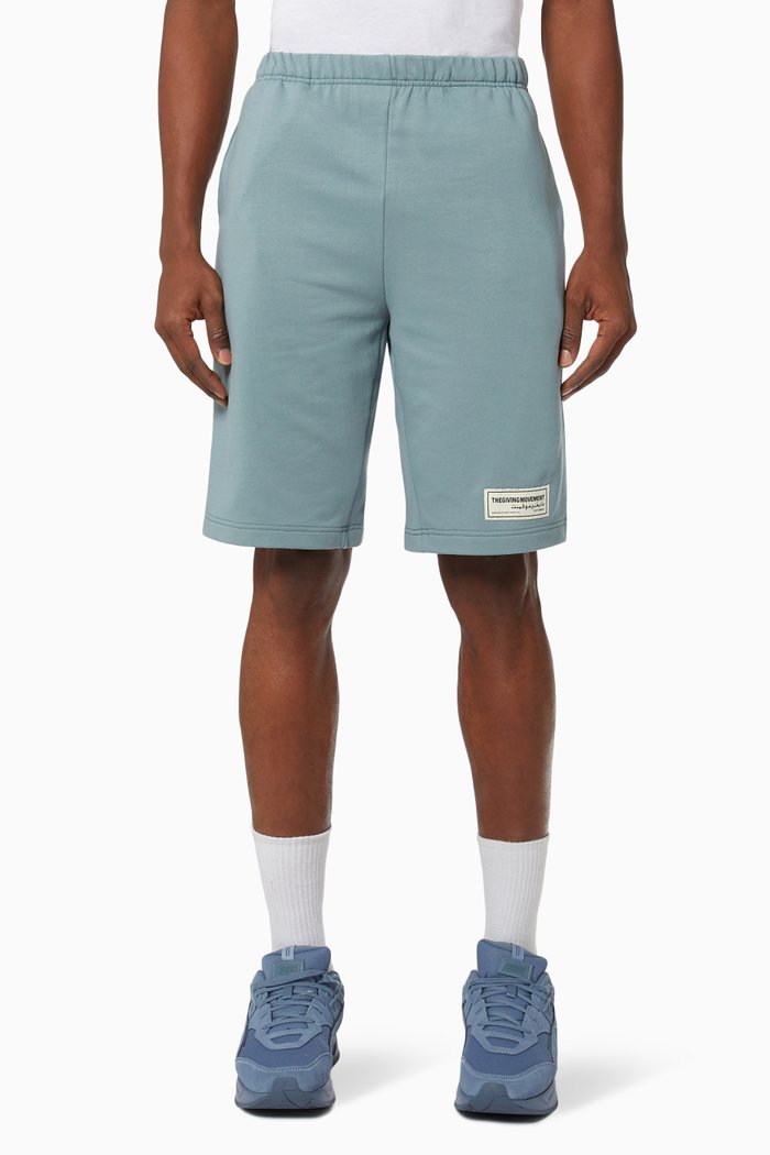 

Organic Bamboo Lounge Shorts, Blue