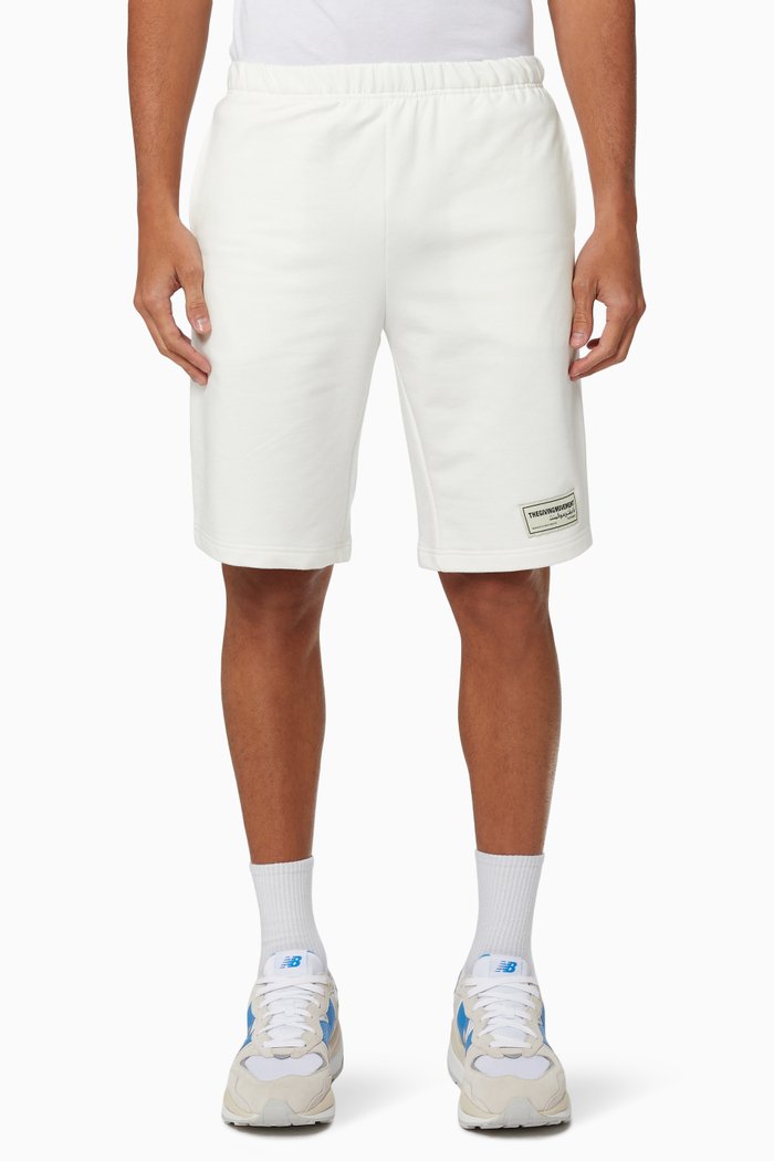 

Organic Bamboo Lounge Shorts, White