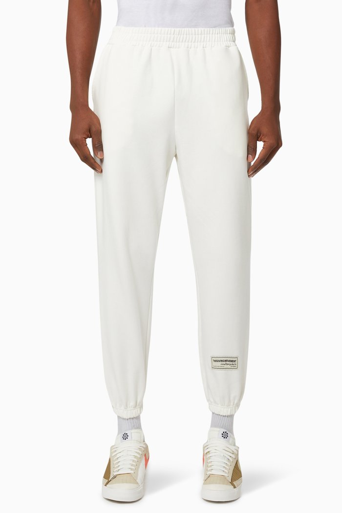 

Lounge Relaxed Joggers, White