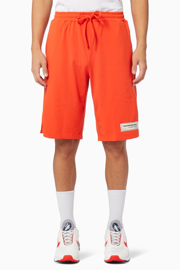 Softskin Recycled 9" Tech Shorts, Orange