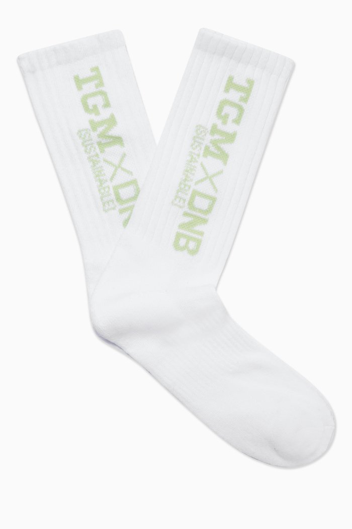 

Sustainable Street Socks, White