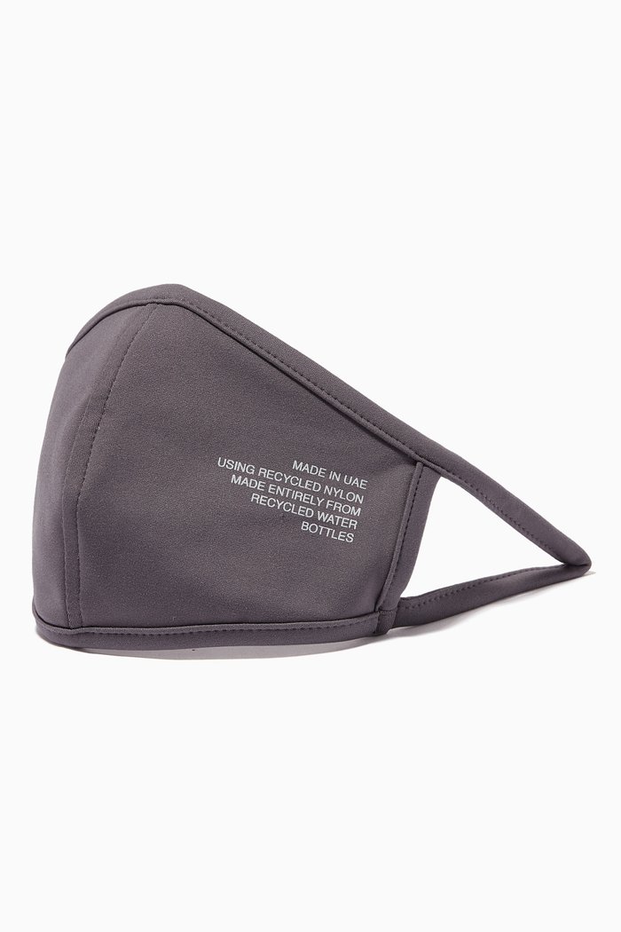 Softskin Recycled Re-Active Face Mask Cover, Grey