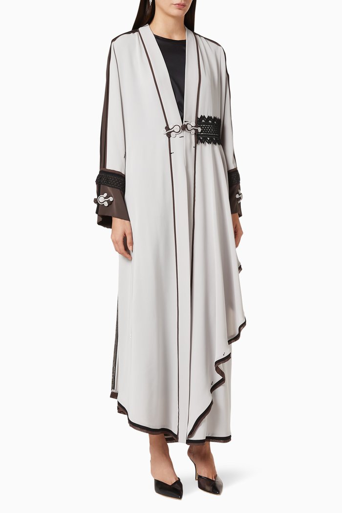 

Crystal Chiffon Abaya, Multicolour