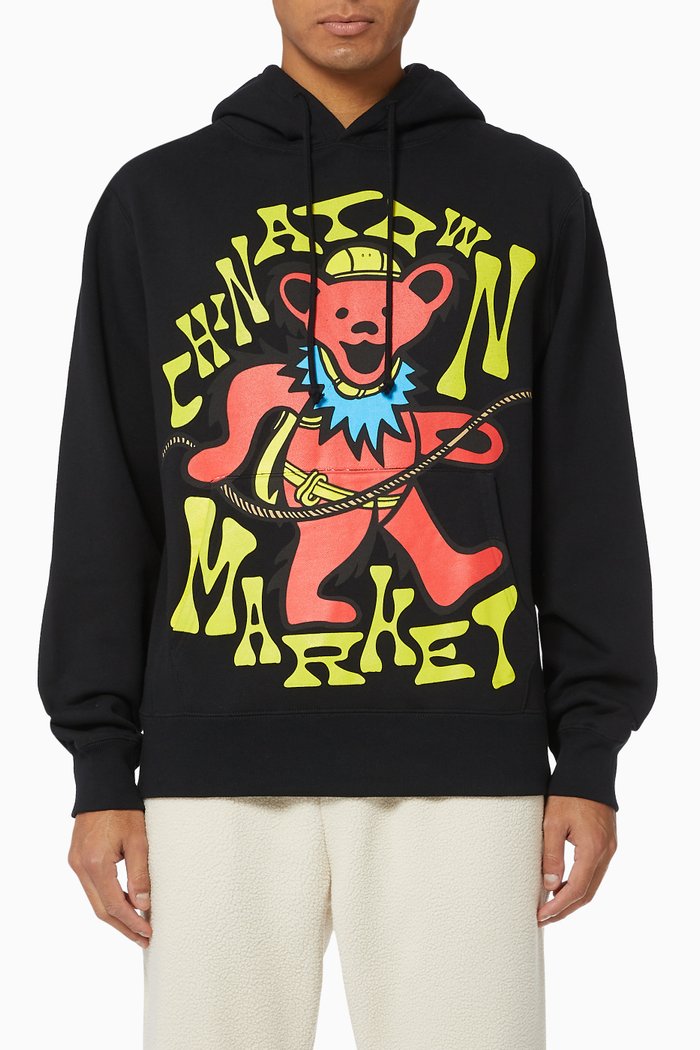 

x Grateful Dead Cotton Hoodie, Black