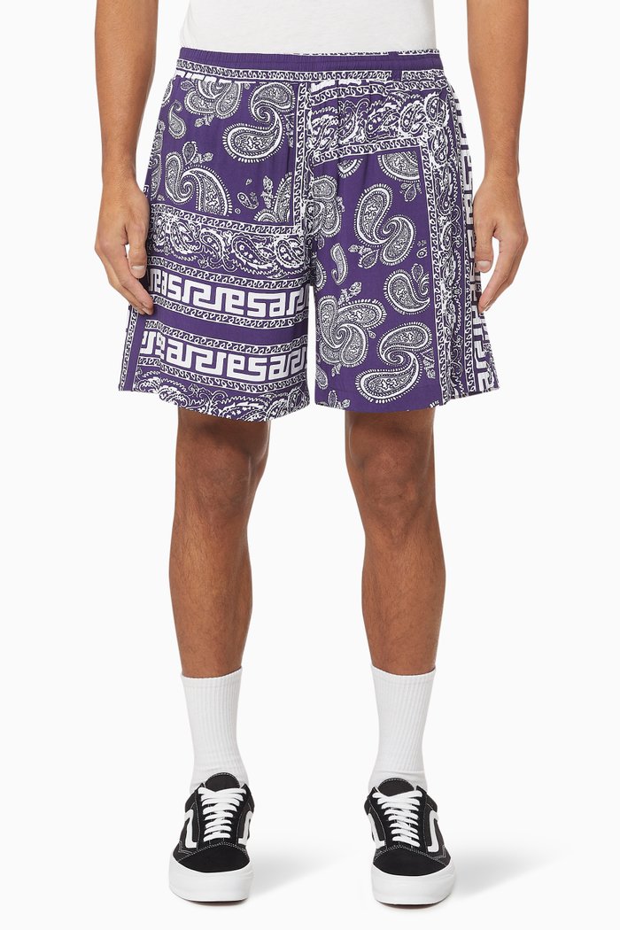 

Bandana Print Board Shorts, Blue