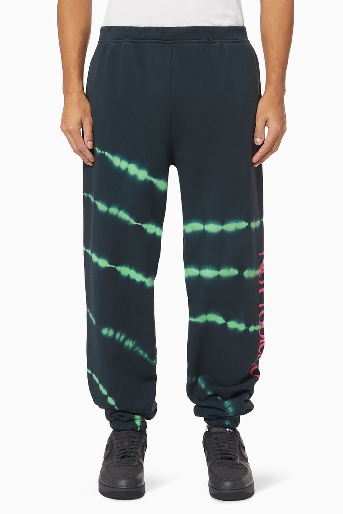 

"No Problemo" Tie Dye Sweatpants, Multicolour